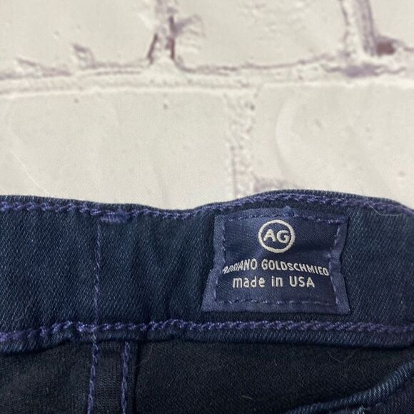 AG Adriano Goldschmidt The Legging Super Skinny Ankle‎ Stretch Jeans Navy - Picture 16 of 16